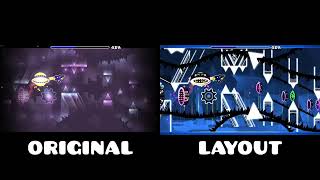 quotTrueffetquot Original vs Layout  Geometry Dash Comparison [upl. by Ecylla]