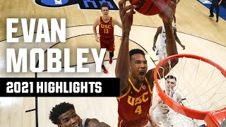 Evan Mobley 2021 NCAA tournament highlights [upl. by Ayanaj]