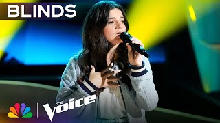 Teenager Julia Roome with Unbelievable Talent Sings quotDream a Little Dream of Mequot  The Voice  NBC [upl. by Noonberg]