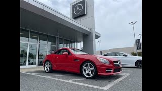 2016 MercedesBenz SLK 300  HARD TOP CONVERTIBLE  RARE ONLY 12535 MILES [upl. by Sylram952]