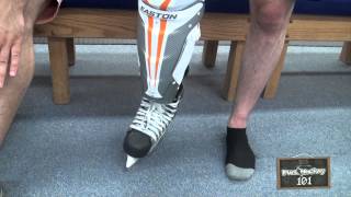 How to Choose amp Fit Hockey Shin Pads [upl. by Pavia]