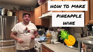 How to make Pineapple Wine [upl. by Lerud245]