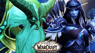 Sylvanas Sees Arthas amp Remakes Helm of Domination  All Cutscenes WoW Lore [upl. by Kinny]