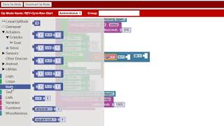 Blocks  Using Rev IMU for Navigation [upl. by Konstantin644]