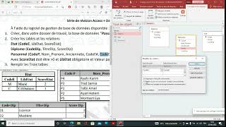 Bac economie Informatique Access  pandas les dataframes [upl. by Tiphanie]