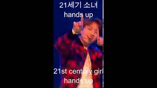 21st century girls BTS fullscreen with lyrics short [upl. by Nnyltak]