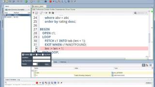 Debugging PLSQL with Oracle SQL Developer [upl. by Philbert]