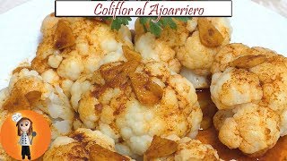 Coliflor al ajoarriero  Receta de Cocina en Familia [upl. by Etnomal]