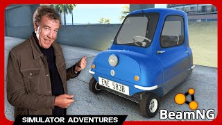 Peel P50 in BeamNG  Bock B50 Mod [upl. by Kamillah]