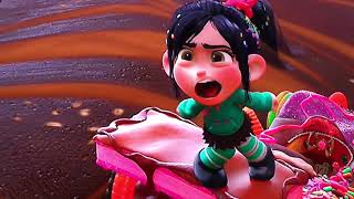 Wreck it RalphRalph destroys Vanellope’s kartGreek [upl. by Shaff]