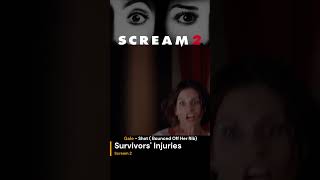 Scream 2 Survivors Injuries scream2 shorts [upl. by Hsevahb]