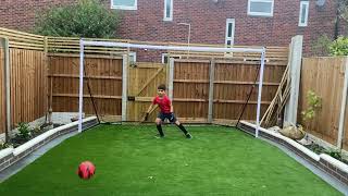 Ryan’s goalkeeping saves challenge at home football ryan footballmatch footballskills [upl. by Brig]