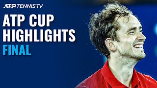 Medvedev vs Berrettini Rublev vs Fognini  ATP Cup 2021 Final Highlights [upl. by Mook]