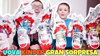 APERTURA 6 UOVA KINDER PASQUA unboxing GRAN SORPRESA [upl. by Sully]