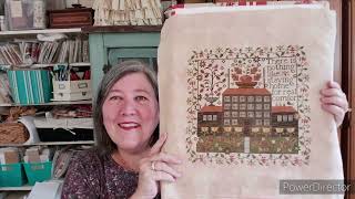 Flosstube 126  Nine Framed Pieces a Big Finish an Antique Sampler [upl. by Wootten]