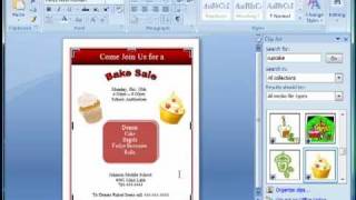 How to Make a Flyer using Microsoft Word [upl. by Atiuqad]