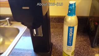 How To Replace the CO2 Cylinder in a SodaStream DIY [upl. by Ellinej]