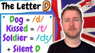 English Pronunciation  The Letter D  3 Ways to Pronounce the Letter D in English [upl. by Lathan238]