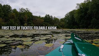 First Tucktec Kayak Test [upl. by Llenroc]