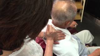 Traditional Japanese Barbershop Massage [upl. by Ariaet]