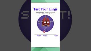 Test Your Lungs How strong are your lungs [upl. by Isoj]