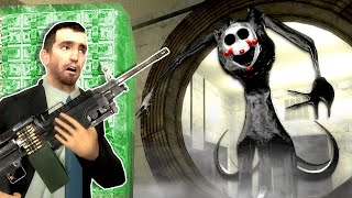 Hiding from FNAF During a BANK HEIST Garrys Mod [upl. by Thorley]