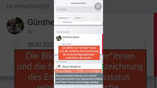 QuickTipp Untis Mobile  Abwesenheiten entschuldigen [upl. by Frisse871]