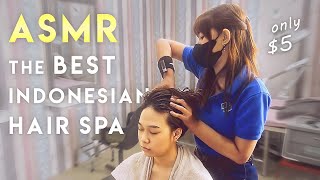 ASMR Creambath  Be Pampered with the Best Indonesian Salon Treatment [upl. by Violetta]