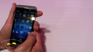 TMobile BlackBerry Z10 4G LTE Handson [upl. by Gibbeon]