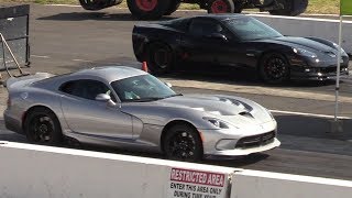 Viper vs z06 Corvette  drag race [upl. by Janet]