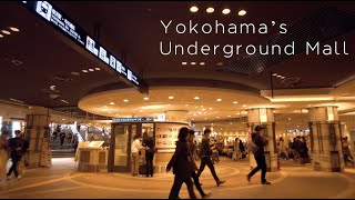 横浜駅地下街散歩 Yokohama’s Underground Mall walk【4K】 [upl. by Eelanaj]