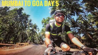 Mumbai To Goa Cycling Tour Day 5  Bikepacking [upl. by Aiekan]