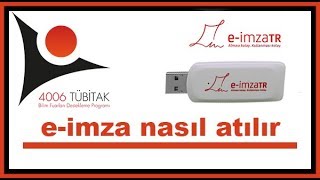 Elektronik imza nasıl atılır TÜBİTAK için [upl. by Casia201]