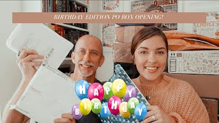 PO BOX OPENING BIRTHDAY EDITION [upl. by Ahl803]