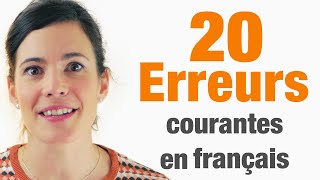 20 Erreurs courantes en français à ne pas commettre [upl. by Hollah358]