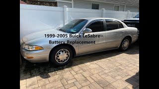 1999  2005 Buick LeSabre Battery Replacement [upl. by Gyimah]