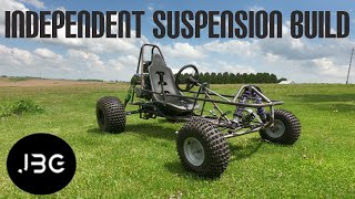 Full Independent Suspension Manco Dingo Go Kart Build Update [upl. by Adnov]