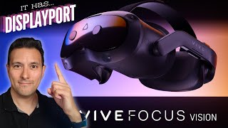 THIS IS THE NEW HTC VIVE FOCUS VISION WITH DP  Everything You NEED To Know [upl. by Yelsew282]