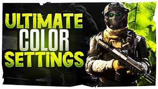 BEST WARZONE COLOR SETTINGS See in Shadows Visibility Vibrance  NVIDIA Game Filters [upl. by Ydnar]