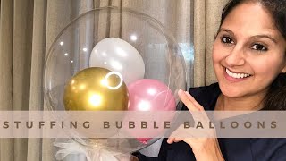 Stuffing Bubble Balloons DIY Deco Bubble Balloon [upl. by Mclaughlin]