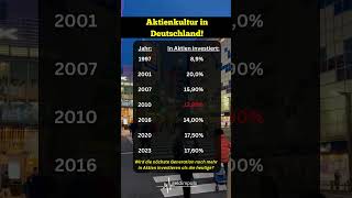 Vom Sparbuch zur Aktie Wie sich das Anlageverhalten der Deutschen verändert hat 😳📈 aktienmarkt [upl. by Nnylirehs]