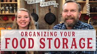 HOW TO ORGANIZE YOUR PANTRY amp FOOD STORAGE INCLUDING SMALL SPACES [upl. by Scibert]