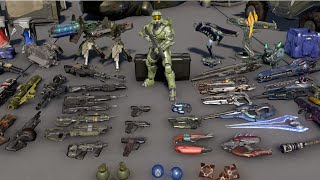 Halo 5  All Weapons and REQ Variants  Reloads Idle Animations and Sounds [upl. by Enitsenre]