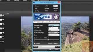 How to encode  convert videos to H265 HEVC using Xvid4PSP 5 Series [upl. by Annahael]