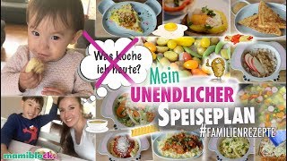 Mein unendlicher Speiseplan 😋🍴  Das komplette Konzept 🙌🏼 mamiblock [upl. by Tnilf]