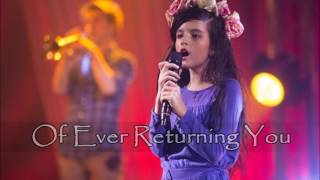 Angelina Jordan  Gloomy Sunday Lyrics [upl. by Naitsirhk]