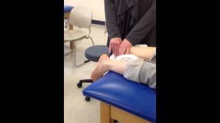 Ankle Joint mobilization [upl. by Maighdlin341]