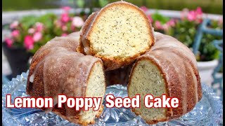 How to make Lemon Poppy Seed Bundt Cake [upl. by Nylsirk]