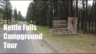 Campground Tour  Kettle Falls  Lake Roosevelt [upl. by Yldarb]