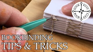 Bookbinding Tips amp Tricks  14 Helpful Hints  Things I Wish I Knew When I Started [upl. by Ecerehs]